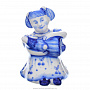 Фарфоровая статуэтка "Девочка с куклой. Моя радость" Гжель , фотография 2. Интернет-магазин ЛАВКА ПОДАРКОВ