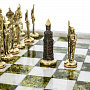 Шахматы из камня с бронзовыми фигурами "Русские" 32х32 см, фотография 6. Интернет-магазин ЛАВКА ПОДАРКОВ