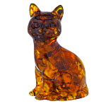 Статуэтка из янтаря "Кошка"