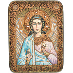 0038436/21*29см Икона подарочная"Ангел Хранитель"мор.дуб (RTI-590.m)