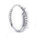 0071318/ДББКОС516883 Бижутерия БРОШЬ БУКВА"О" серебристая