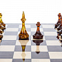 Шахматы с янтарными фигурами "Эстетика" 37х37 см, фотография 7. Интернет-магазин ЛАВКА ПОДАРКОВ