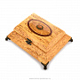 Ларец деревянный "Рельефный" (карельская береза), фотография 10. Интернет-магазин ЛАВКА ПОДАРКОВ