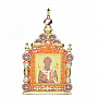 Киот малый "Спиридон Тримифунтский". Традиции Фаберже 8 х 13 см, фотография 4. Интернет-магазин ЛАВКА ПОДАРКОВ