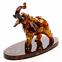 Скульптура из янтаря "Слон", фотография 5. Интернет-магазин ЛАВКА ПОДАРКОВ