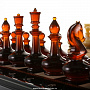 Шахматный ларец с янтарными фигурами 48х48 см, фотография 14. Интернет-магазин ЛАВКА ПОДАРКОВ