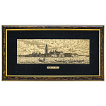  /27*55см Офорт черно-белый "Венеция"