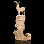Скульптура из рога "Козерог", фотография 1. Интернет-магазин ЛАВКА ПОДАРКОВ