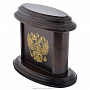 Часы из дерева каминные "Герб РФ" , фотография 3. Интернет-магазин ЛАВКА ПОДАРКОВ