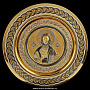 Тарелка декоративная "Иисус Христос" Златоуст, фотография 1. Интернет-магазин ЛАВКА ПОДАРКОВ