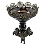 24460 Бронза ВАЗА "ЛОШАДЬ" Обсидиан 