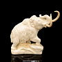 Скульптура из бивня мамонта "Слон", фотография 1. Интернет-магазин ЛАВКА ПОДАРКОВ
