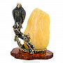 Статуэтка с янтарем "Ворон у скалы", фотография 1. Интернет-магазин ЛАВКА ПОДАРКОВ