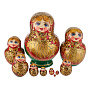 Матрешка "Жар-птица" 10 мест, фотография 1. Интернет-магазин ЛАВКА ПОДАРКОВ