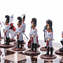 Шахматы с оловянными фигурами "Аустерлиц" 48х48 см, фотография 2. Интернет-магазин ЛАВКА ПОДАРКОВ