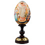 Деревянное пасхальное яйцо на подставке "Воскресение Христово", фотография 5. Интернет-магазин ЛАВКА ПОДАРКОВ