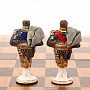 Шахматы деревянные "Бородино" с фарфоровыми фигурами, фотография 12. Интернет-магазин ЛАВКА ПОДАРКОВ