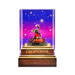 Статуэтка из янтаря и бронзы "Знак Зодиака Скорпион"