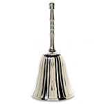 0011498  КОЛОКОЛЬЧИК "Классический (ребристый)" металл