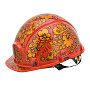 Каска строительная "Кудрина". Хохлома, фотография 2. Интернет-магазин ЛАВКА ПОДАРКОВ