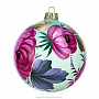 Новогодний елочный шар с ручной росписью, фотография 1. Интернет-магазин ЛАВКА ПОДАРКОВ