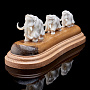Скульптура "Мамонты 3" из бивня мамонта, фотография 8. Интернет-магазин ЛАВКА ПОДАРКОВ