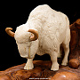 Скульптура из кости "Бизон" (рог бизона, бивень мамонта), фотография 5. Интернет-магазин ЛАВКА ПОДАРКОВ
