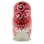 Матрешка "Зимние узоры" 5 мест, фотография 3. Интернет-магазин ЛАВКА ПОДАРКОВ
