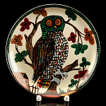 11185 Коллекционная тарелка 20см ЛУБОК "СОВА"