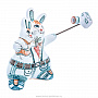 Статуэтка "Кролики - семейное селфи", фотография 3. Интернет-магазин ЛАВКА ПОДАРКОВ