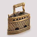 0029743/№1 Микляихское литье Статуэтка УТЮГ УГОЛЬНЫЙ №1 19*20мм