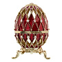 Пасхальное яйцо с часами. Традиции Фаберже, фотография 1. Интернет-магазин ЛАВКА ПОДАРКОВ