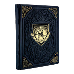 0055563 Книга "Хоккей" кож. переплет синяя