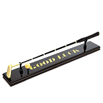 0040426/93см*14см КЛЮШКА Д/ГОЛЬФА на подставке Янтарь Мореный дуб