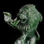 Скульптура из натурального камня "Лев". Нефрит, фотография 3. Интернет-магазин ЛАВКА ПОДАРКОВ