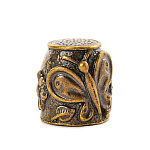 0029843-ОБЪЕМНЫЙ Сувенир НАПЕРСТОК "ЛЕТО. СТРЕКОЗА"  2*3см