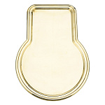 0080667 ПОДНОС "Гитара" латунный (желтый) 44*31см