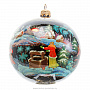 Новогодний елочный шар с художественной росписью, фотография 2. Интернет-магазин ЛАВКА ПОДАРКОВ