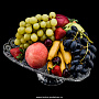 Стеклянная ваза для фруктов "MEY-JI", фотография 3. Интернет-магазин ЛАВКА ПОДАРКОВ