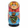 Детская матрешка "Хозяюшка" 5 мест, фотография 1. Интернет-магазин ЛАВКА ПОДАРКОВ
