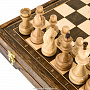 Шахматный ларец с деревянными фигурами 41х41 см, фотография 3. Интернет-магазин ЛАВКА ПОДАРКОВ