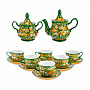 Чайный сервиз на 6 персон "Ландыши. Чаепитие". Хохлома, фотография 7. Интернет-магазин ЛАВКА ПОДАРКОВ