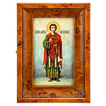 0068873 Икона рукописная Пантелеймон Целитель перламутр 24*34 см без рамы КИОТ