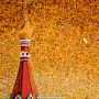 Картина янтарная "Сердце Москвы" 60х80 см, фотография 5. Интернет-магазин ЛАВКА ПОДАРКОВ