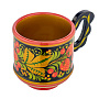 Кружка с росписью. Хохлома, фотография 2. Интернет-магазин ЛАВКА ПОДАРКОВ