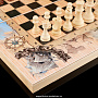 Шахматы-нарды-шашки деревянные "Морские", фотография 4. Интернет-магазин ЛАВКА ПОДАРКОВ
