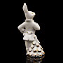 Статуэтка "Заяц с елочкой". ИФЗ, фотография 3. Интернет-магазин ЛАВКА ПОДАРКОВ