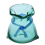 0041349/27937-8707 Декор.изделие "Мешочек" (зеленый), 2 вел, Цветная пудра