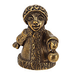 0019507 Бронза КОЛОКОЛЬЧИК "Снегурочка" 4см (93964)