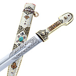 3970/АД Оружие сувенирное КИНЖАЛ , бирюза